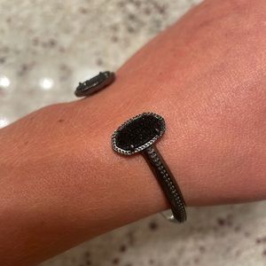Kendra Scott Elton Black Cuff bracelet